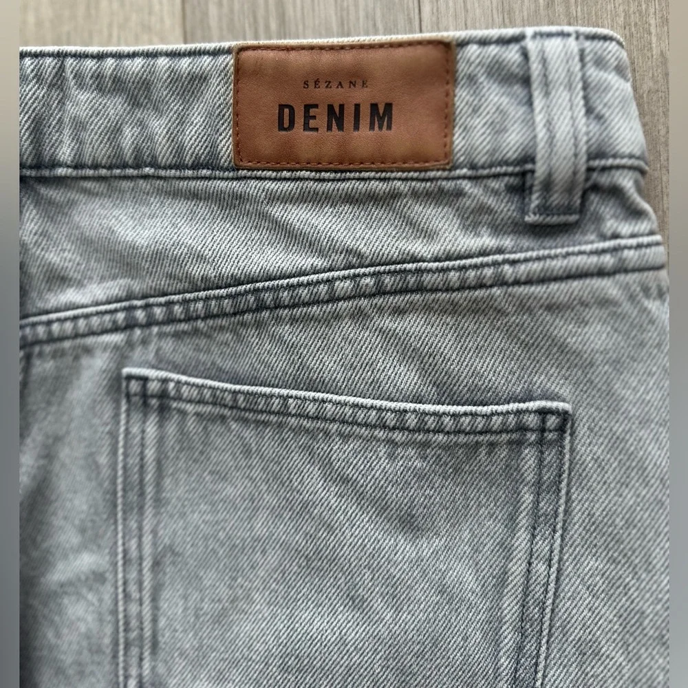 Sezane Gray Wide Leg‎ Trousers- Denim Size 40 - Picture 10 of 11